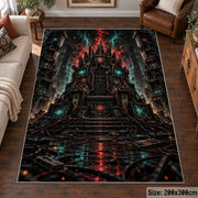 Mystic Throne Fantasy Area Rug shown in room setting, view 6