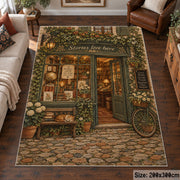 Storybook Library Door Area Rug shown in room setting, view 6