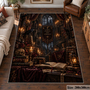 Candlelit Library Alcove Area Rug shown in room setting, view 6