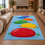 Rainbow Circle Trail Rug, room view 6