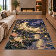 Moonlit Floral Stream Rug, room view 6
