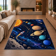 Solar System Planets Rug, room view 6