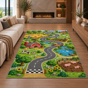 Winding Town Roads Rug, room view 6