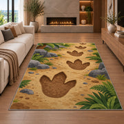 Dinosaur Footprint Trail Rug, room view 6