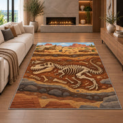 Fossil Dig Layers Rug, room view 6