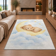 Sleeping Baby Moonlight Rug, Printed Area Carpet for Kids Bedroom and Cozy Living Room Decor - image 6