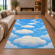 Bright Sky Clouds Rug, Printed Area Carpet for Kids Bedroom and Cozy Living Room Decor - image 6