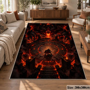 Fiery Fantasy Portal Area Rug shown in room setting, view 7