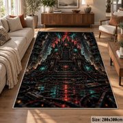 Mystic Throne Fantasy Area Rug shown in room setting, view 7