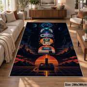 Handheld Game Sunset Area Rug shown in room setting, view 7