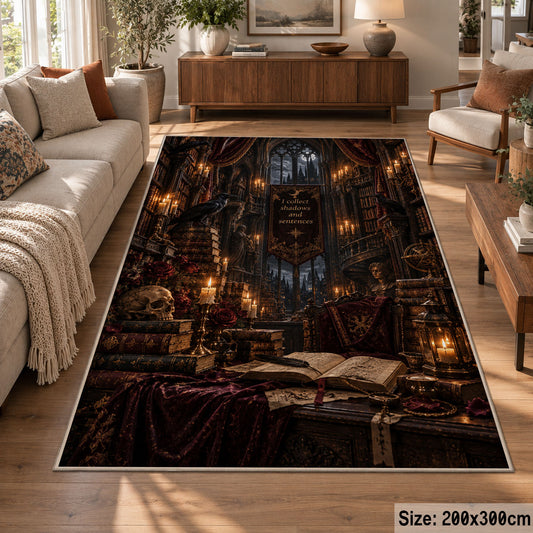Candlelit Library Alcove Area Rug shown in room setting, view 7
