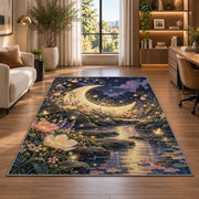 Moonlit Floral Stream Rug, room view 7