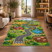 Winding Town Roads Rug, room view 7