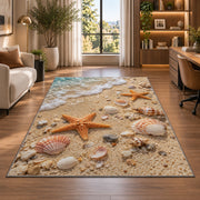 Starfish Shell Beach Rug, room view 7