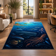 Deep Sea Octopus Rug, room view 7