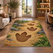 Dinosaur Footprint Trail Rug, room view 7