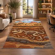 Fossil Dig Layers Rug, room view 7