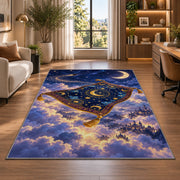 Starry Moon Clouds Rug, Printed Area Carpet for Kids Bedroom and Cozy Living Room Decor - image 7