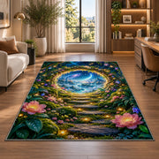Enchanted Forest Portal Rug, Printed Area Carpet for Kids Bedroom and Cozy Living Room Decor - image 7