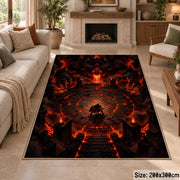 Fiery Fantasy Portal Area Rug shown in room setting, view 8