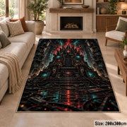 Mystic Throne Fantasy Area Rug shown in room setting, view 8