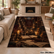 Candlelit Antique Study Area Rug shown in room setting, view 8
