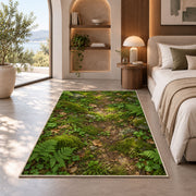 Mossy Forest Floor Rug, Green Woodland Nature Area Carpet for Bedroom and Cozy Reading Nook Decor - image 8