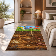 Underground Garden Roots Rug, room view 8