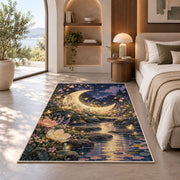 Moonlit Floral Stream Rug, room view 8