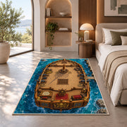 Sailing Ship Deck Rug, room view 8