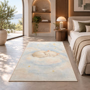 Sleeping Baby Clouds Rug, room view 8