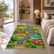 Winding Town Roads Rug, room view 8