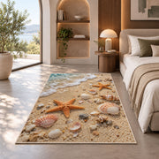 Starfish Shell Beach Rug, room view 8