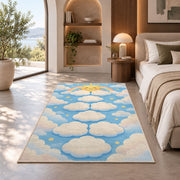 Cloud Stepping Path Rug, room view 8