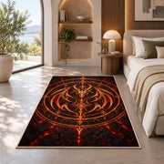 Fiery Celestial Emblem Rug, room view 8