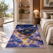 Starry Moon Clouds Rug, Printed Area Carpet for Kids Bedroom and Cozy Living Room Decor - image 8