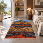 Earth Strata Landscape Rug, Printed Area Carpet for Kids Bedroom and Cozy Living Room Decor - image 8