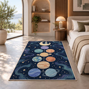 Pastel Planet Path Rug, Printed Area Carpet for Kids Bedroom and Cozy Living Room Decor - image 8