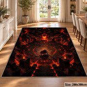 Fiery Fantasy Portal Area Rug shown in room setting, view 9