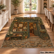 Storybook Library Door Area Rug shown in room setting, view 9