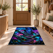 Glowing Mushroom Woodland Rug, room view 9