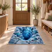 Blue Ice Chasm Rug, room view 9