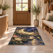Moonlit Floral Stream Rug, room view 9