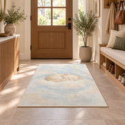 Sleeping Baby Clouds Rug, room view 9