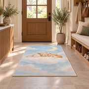 Crescent Cloud Cradle Rug, room view 9