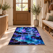 Neon Cosmic Clouds Rug, room view 9