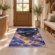 Starry Moon Clouds Rug, Printed Area Carpet for Kids Bedroom and Cozy Living Room Decor - image 9