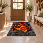 Molten Lava Opening Rug, Printed Area Carpet for Kids Bedroom and Cozy Living Room Decor - image 9