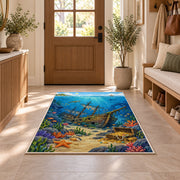 Underwater Shipwreck Rug, Printed Area Carpet for Kids Bedroom and Cozy Living Room Decor - image 9