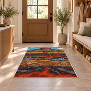Earth Strata Landscape Rug, Printed Area Carpet for Kids Bedroom and Cozy Living Room Decor - image 9